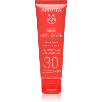 Apivita Bee Sun Safe Hydra Fresh Face Gel-Cream SPF30 crema gel pentru hidratare. SPF 30 - imagine 2